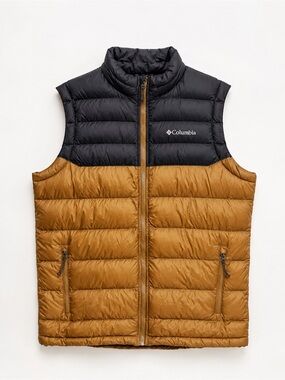 Columbia Men's Two-Tone Puffer Vest - Black & Brown